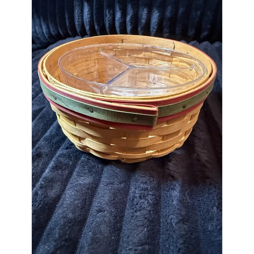 Longaberger 2000 Frosty Jr Basket Christmas